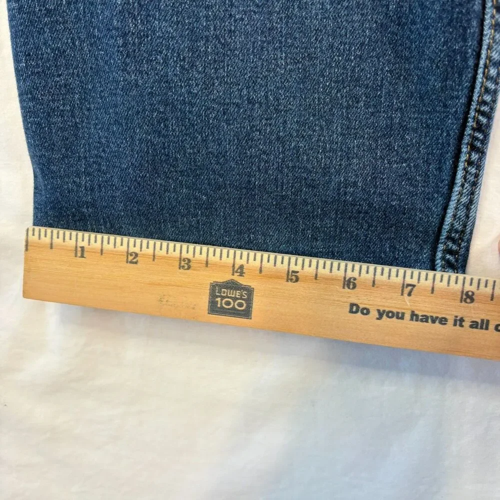 Levi's 505 Regular Fit Jeans Men's 40x30 Medium Indigo Straight Leg Denim EUC